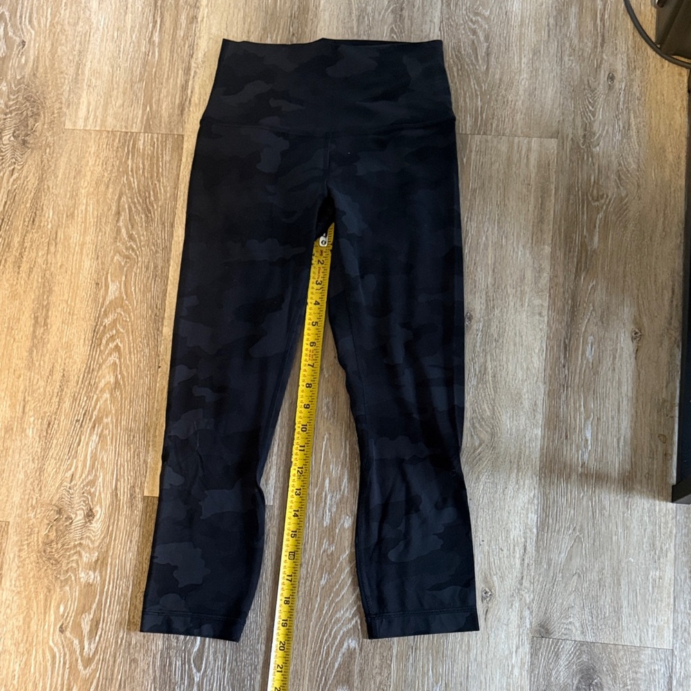 Lululemon Athletica Black Camouflage Align Leggings